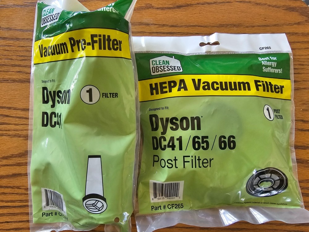 HEPA Post Motor and Pre Filter Replacement Kit for Dyson DC41 DC65 DC66