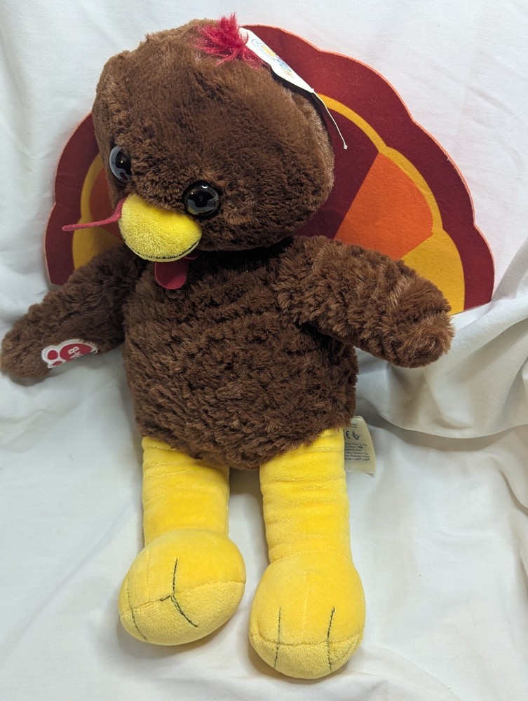 2022 Build-A-Bear Thanksgiving Turkey Plush Stuffed Animal with Original Tags