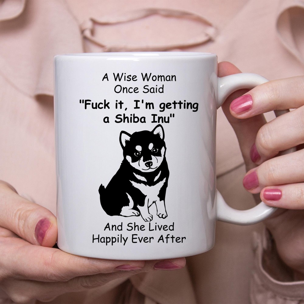 Funny Shiba Inugift For Women White Coffee Mug Coffee Cup