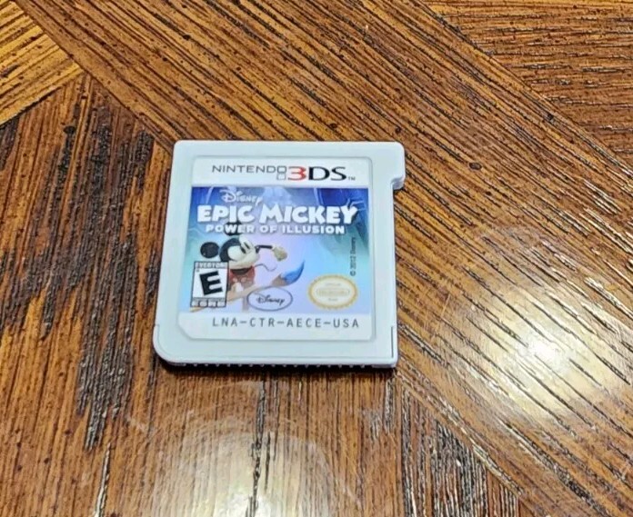 Epic Mickey: Power of Illusion Nintendo 3DS Game Only Good Condition