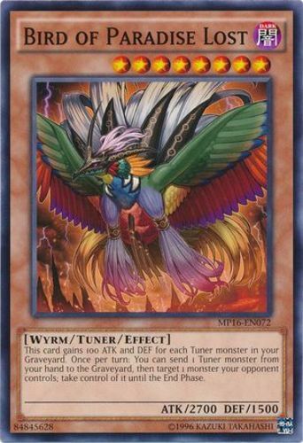 Bird of Paradise Lost MP16-EN072 Common Unlimited Near Mint