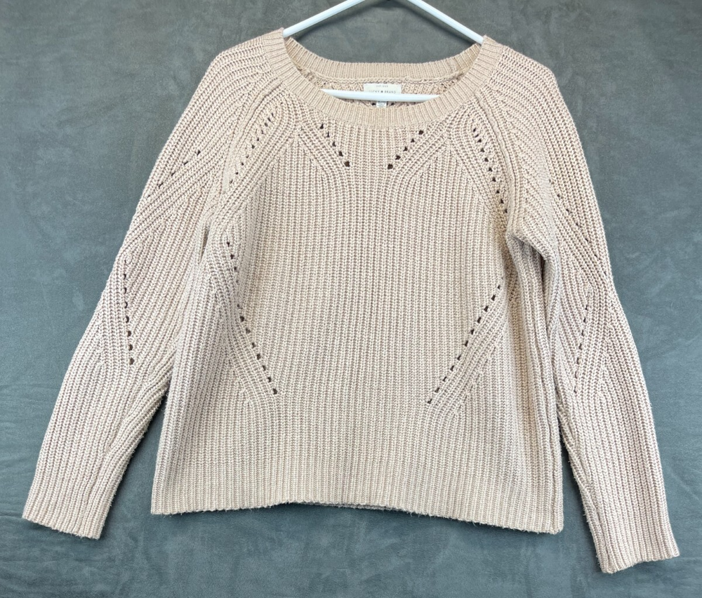 Lucky Brand Sweater - Womens Size XL - Beige - Knit (2958)