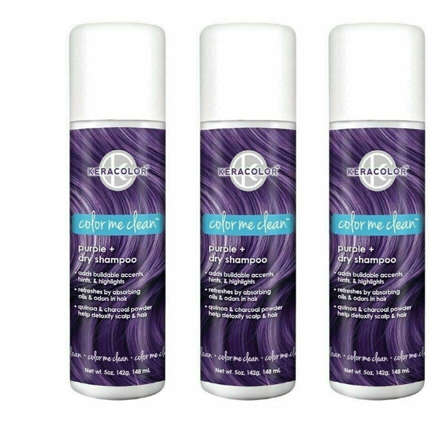 Pack of 3) Keracolor Color Me Clean Dry Shampoo Purple 5oz/ Flash Sale !-image