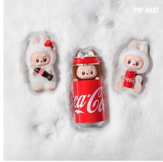 Pop Mart Labubu Coca Cola Series Blind Box Keychain Sealed Case