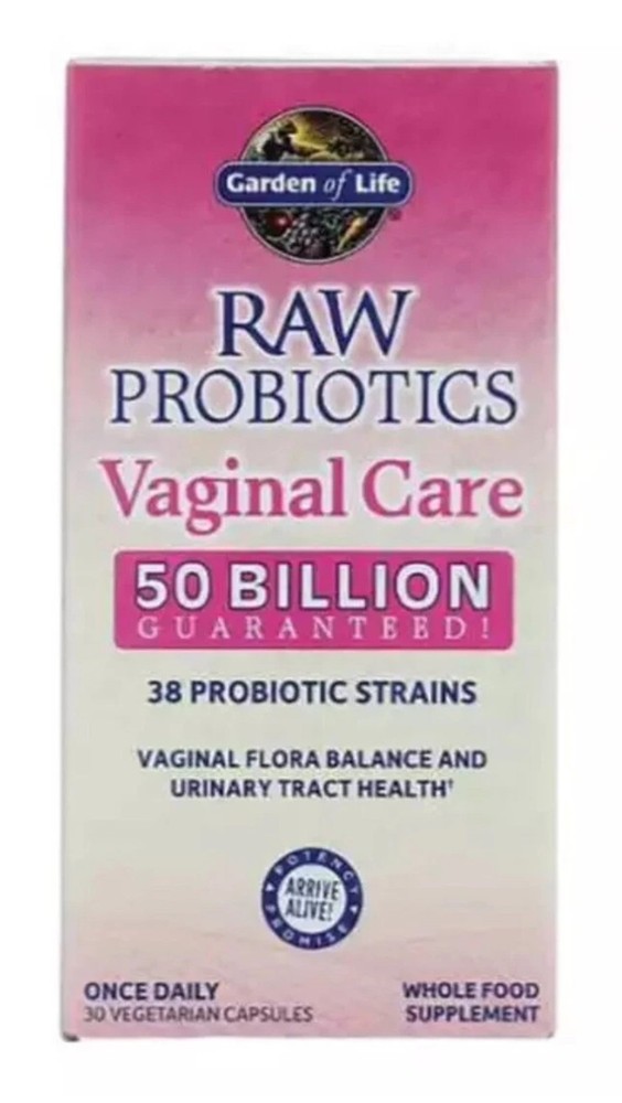 Garden of Life Raw Probiotics for Vaginal Health 30 Capsules