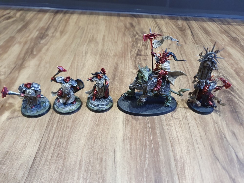 Warhammer 40K Age of Sigmar Stormcast Eternals inc Lord Celestant on Dracoth