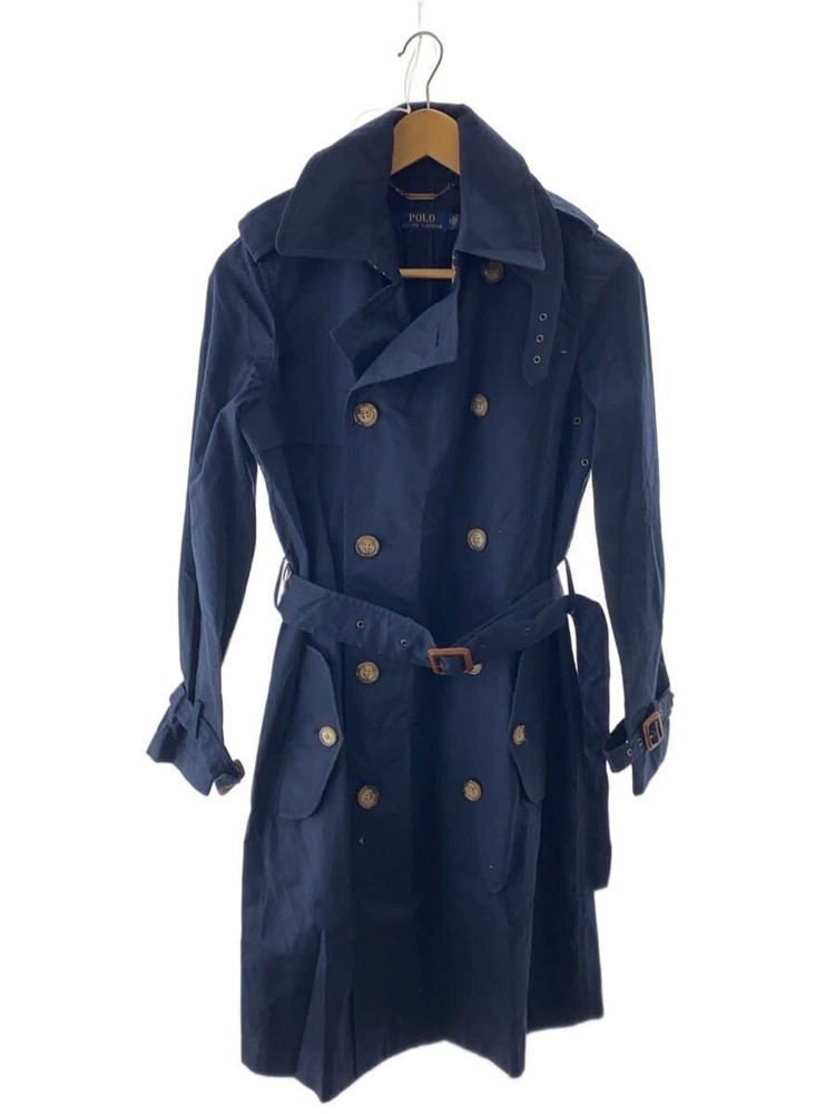 Polo Ralph Lauren Trench Coat/0/Cotton/Nvy/Plain/211698747001// 3944