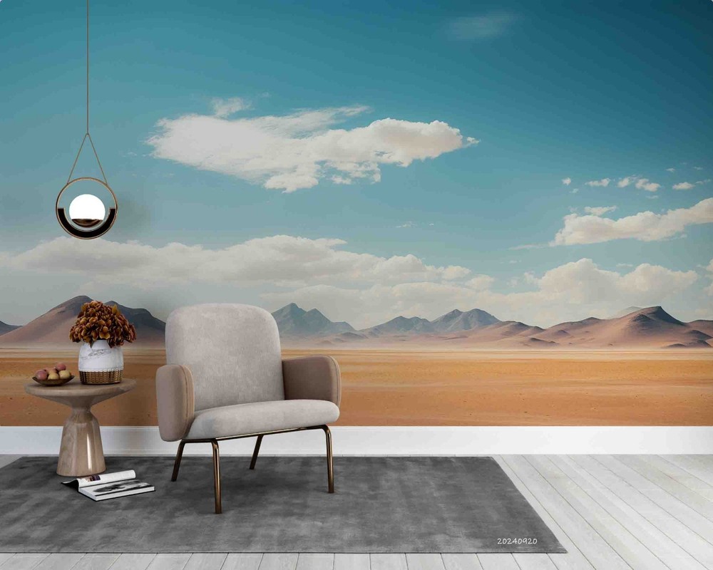 3D Sky Desert Landscape Wall Murals Wallpaper Murals Wall Sticker