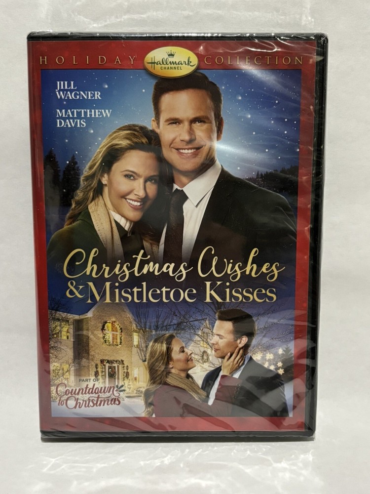 Hallmark DVD - CHRISTMAS WISHES & MISTLETOE KISSES - BRAND NEW