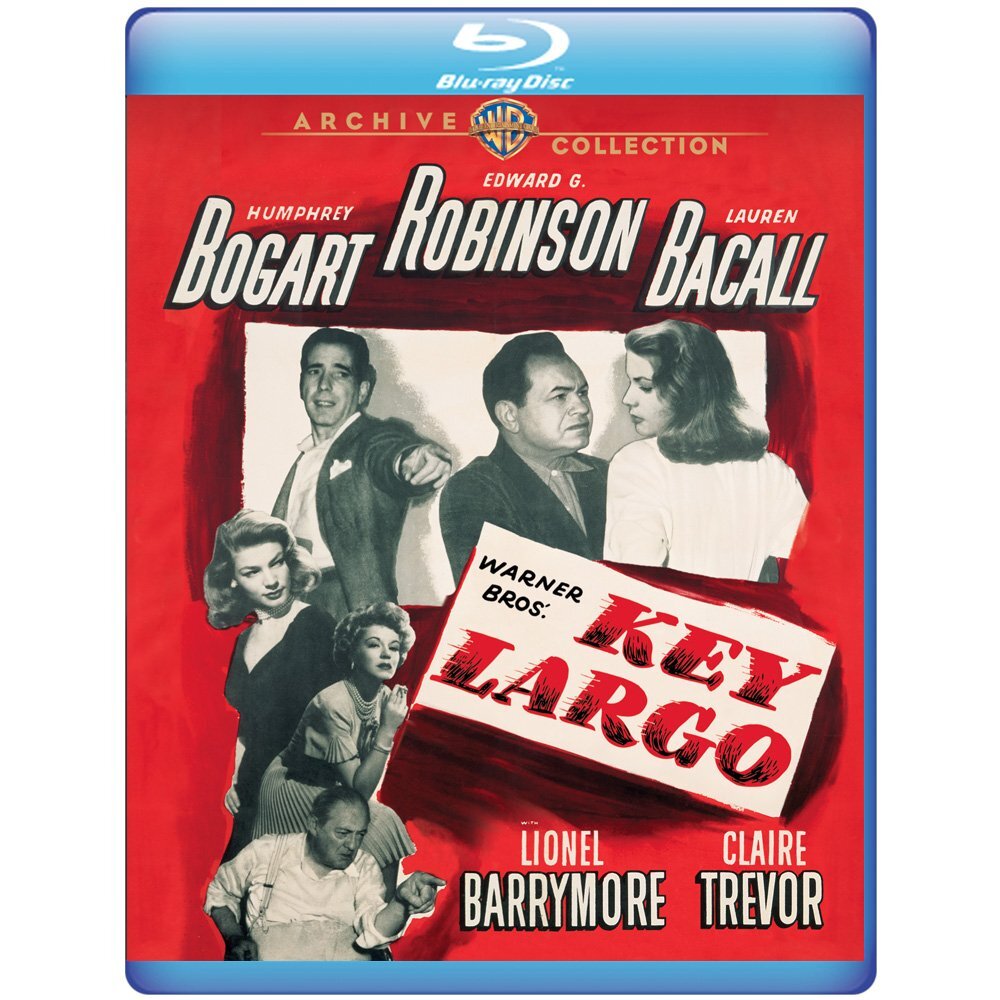 Key Largo (Blu-ray) Lauren Bacall Lionel Barrymore Claire Trevor Humphrey Bogart