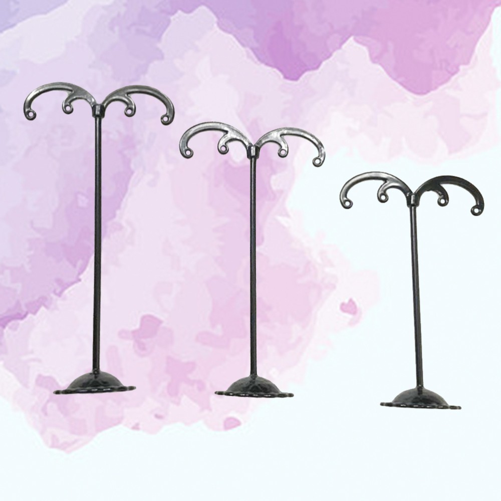3-Piece Earring Holder Stand for Jewelry Display and Organization  