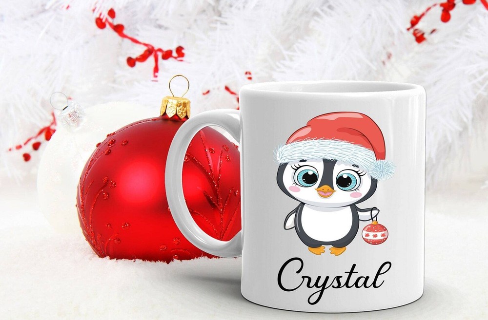 Personalized Christmas Mug Kids Hot Cocoa Mug Daughter Gift Christmas Mug Santa