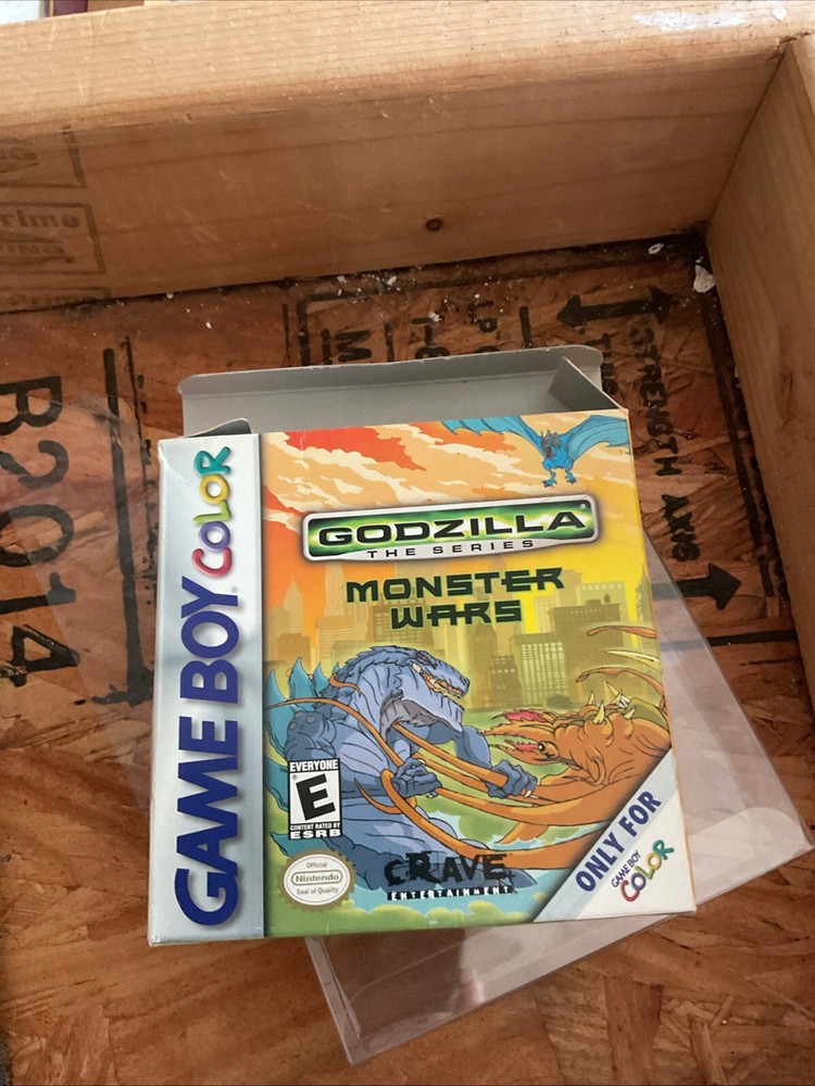 Godzilla Monster Wars GBC 2000 Authentic Complete with Box & Manual
