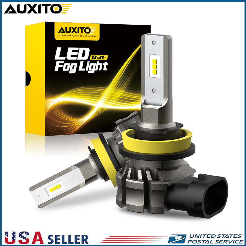 AUXITO LED Fog Lights Bulb Foglights H11 H16 H8 White for Audi BMW Mercedez M