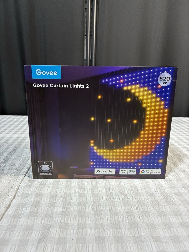 Govee Curtain Lights 2 - 520 LED - Smart LED Curtain Lights Alexa, Matter, home