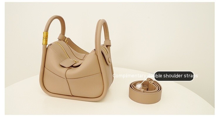 LujoLove One-shoulder Elegant Handbag For Women First Layer Cowhide Bag