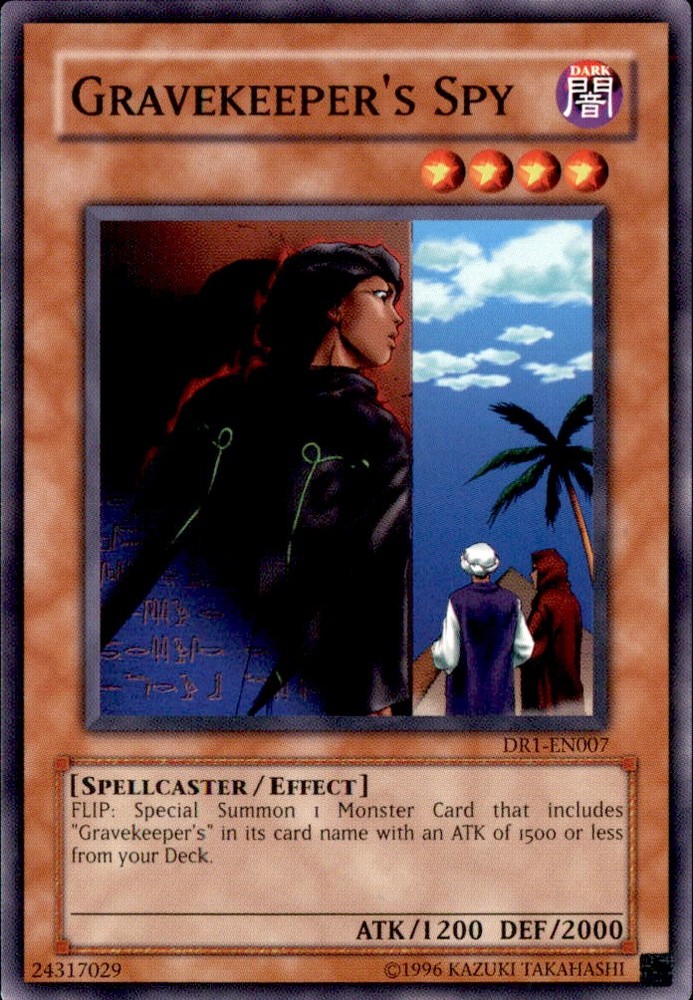 Gravekeepers Spy DR1-EN007 Ultra Rare Yugioh Trading Card  
