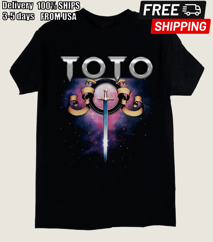 New TOTO band Short Sleeve Gift For Fan Black All Size Shirt AG856