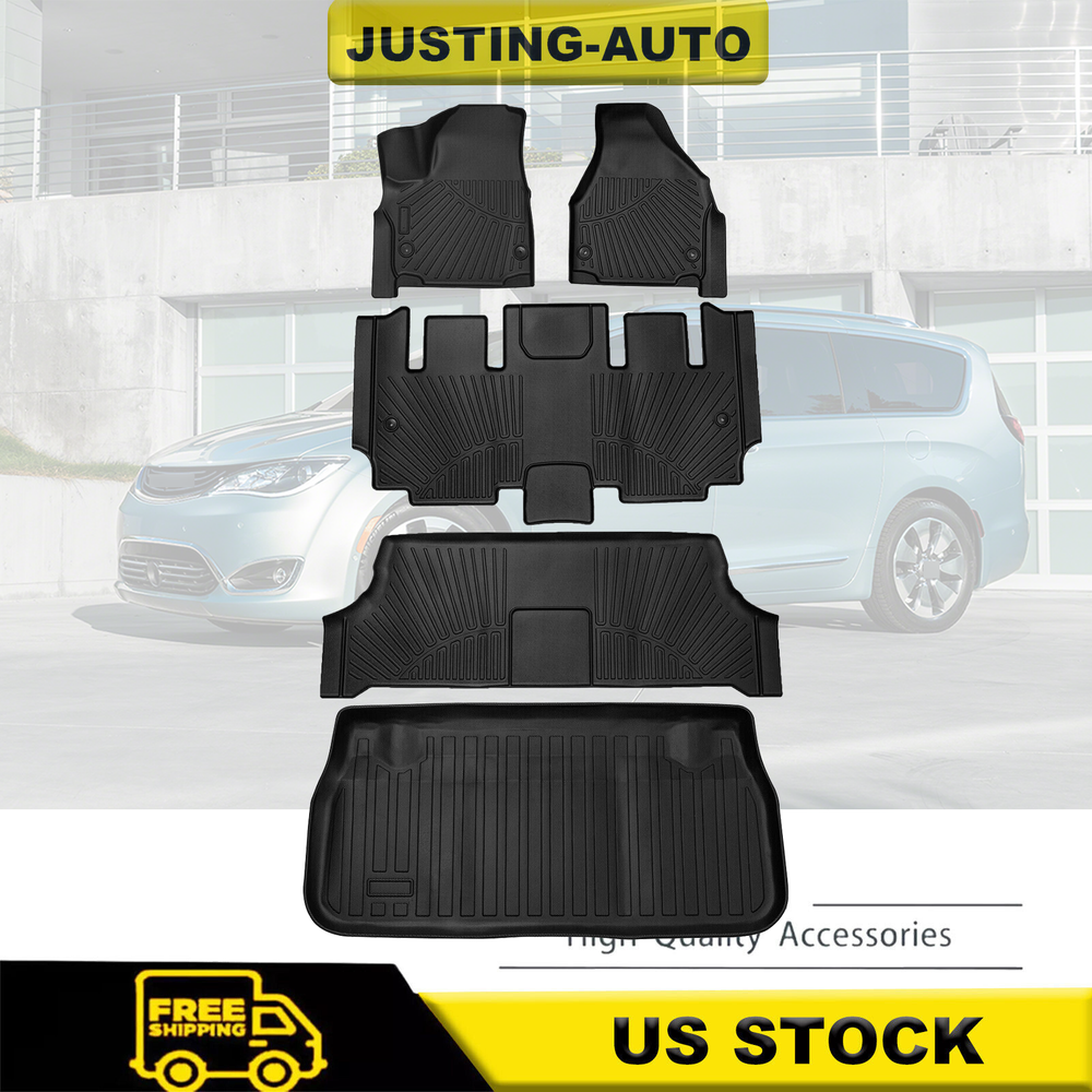 2017-2021 Chrysler Pacifica All-Weather Floor Mats & Cargo Liner