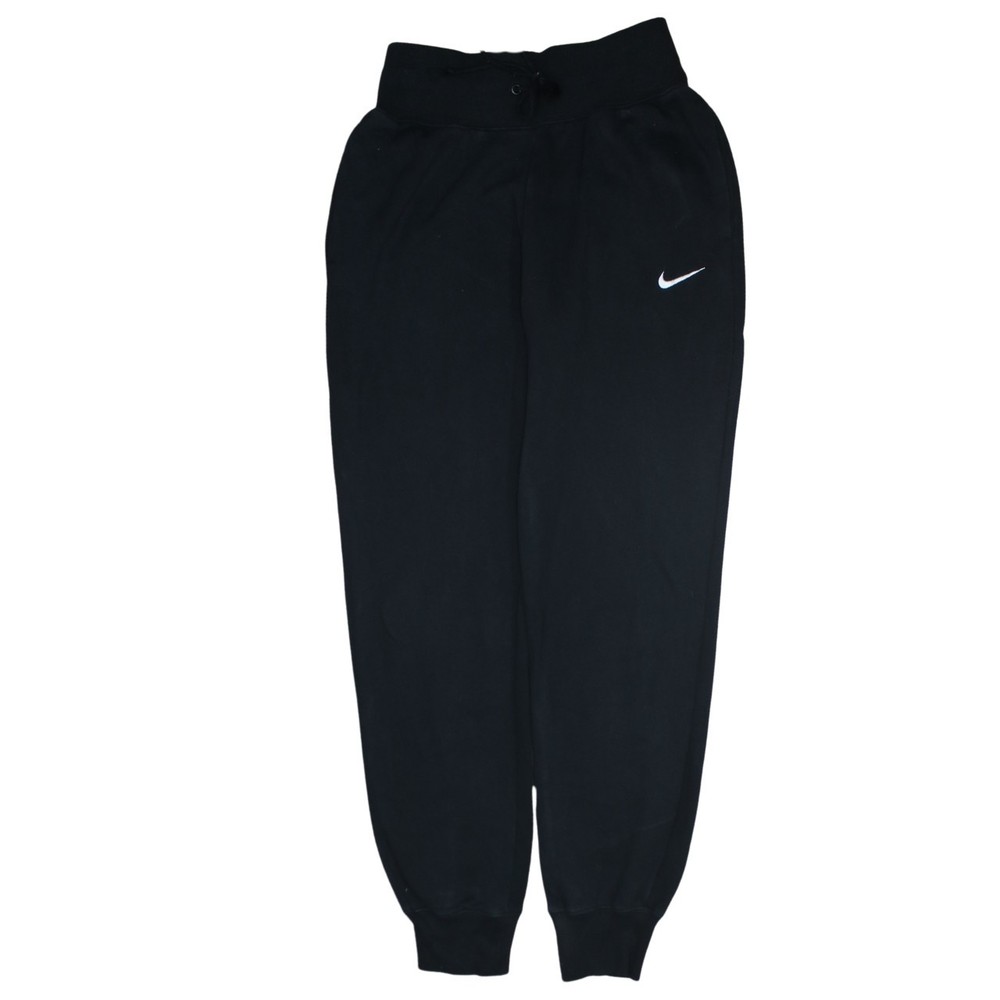 Nike Mens Joggers Black Fleece Sweatpants Elastic Waist Embroidered Swoosh S