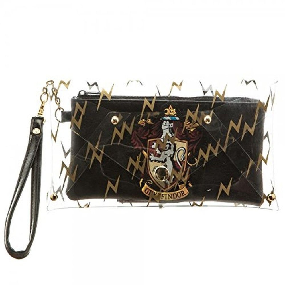 Harry Potter Gryffindor Crest Clear Wristlet Envelope
