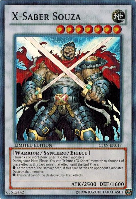 X-Saber Souza CT09-EN017 Super Rare Limited Edition MP