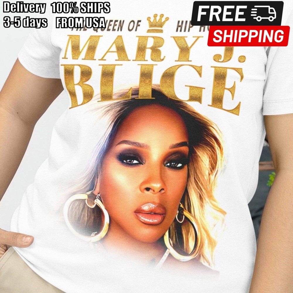 Mary J. Blige Unisex Short Sleeve Tee  Mary J. Blige Queen of Hip Hop Sou