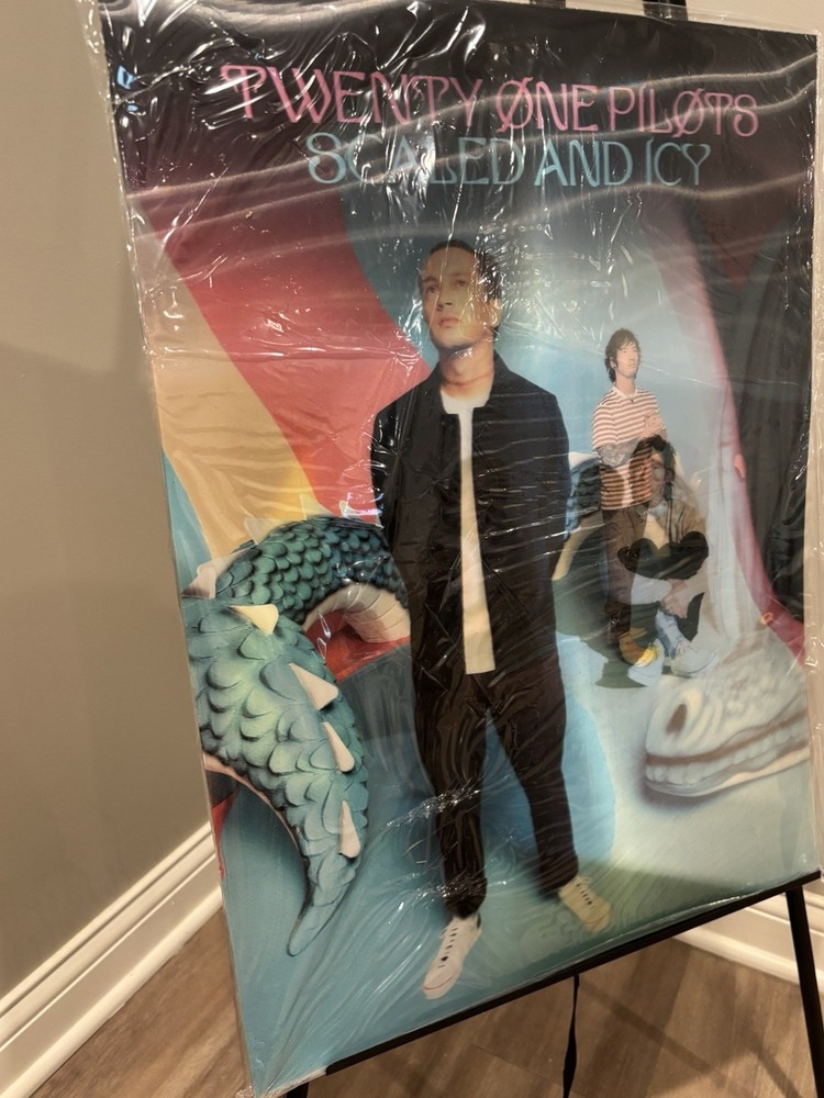 Twenty One Pilots Scaled and Icy Large Modern Paper Poster Unframed