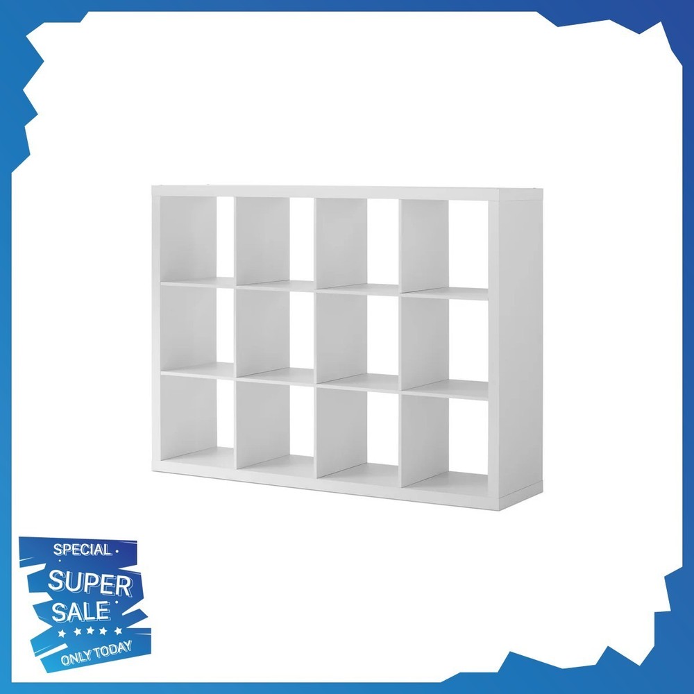 Better Homes & Gardens White 12-Cube Storage Organizer with Free Shipping