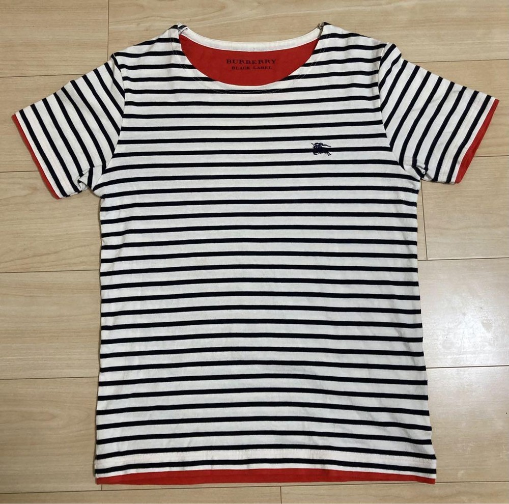 Burberry short-sleeved cut-and-sew Men's Fashion from Japan