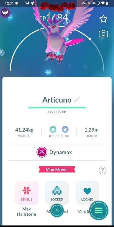 Pokémon Shiny Dynamax Articuno - MlNl P T C - Read Description