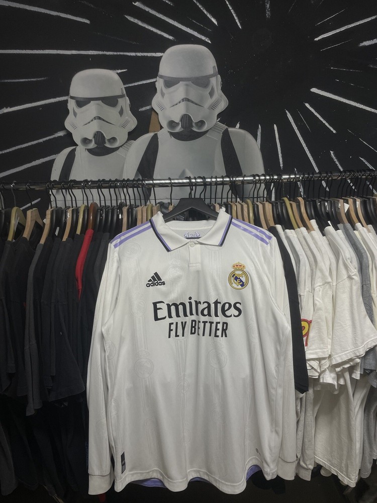 Real Madrid Long Sleeve Jersey 22/23 Large