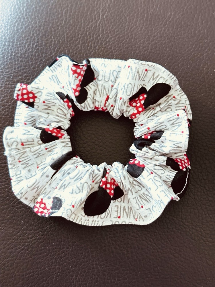 Handmade  Minnie Mouse Hair Scrunchies