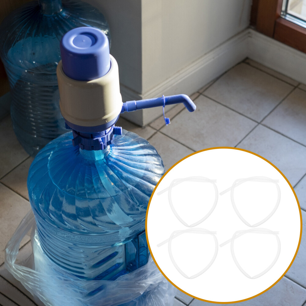 4 Pcs Hose Water Bottle Pump Replacement Silicone Tube Flexible Design Hoses