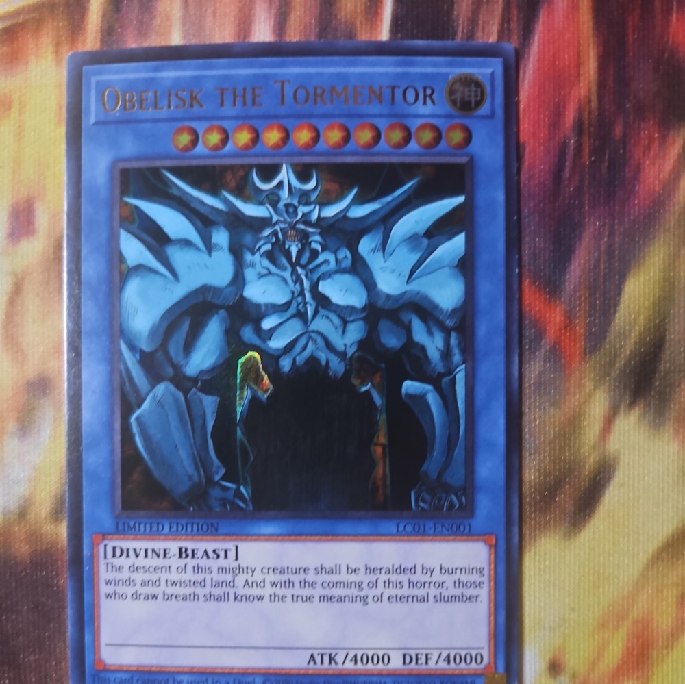 Obelisk the Tormentor LC01-EN001 Ultra Rare 25th Anniversary Limited Edition