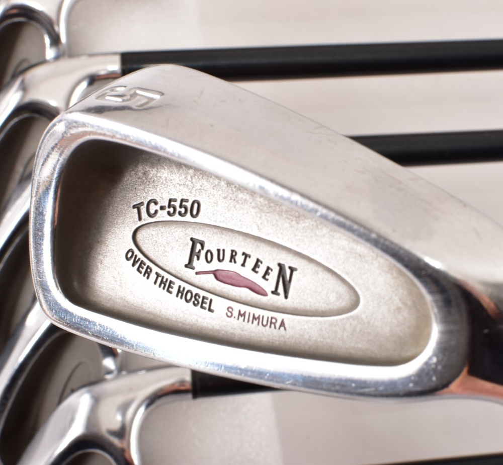 Rare Fourteen TC-550 Over The Hosel 4-Sw RH OH-6000 Golf Club Iron Wedge Set JDM