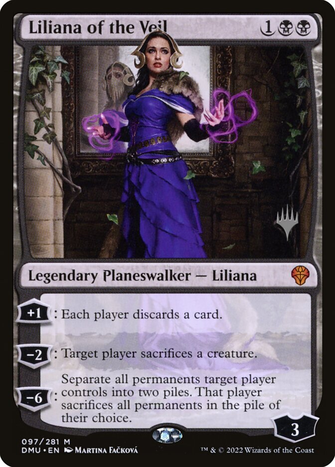 MTG Liliana of the Veil (97p/160) Dominaria United Promos NM