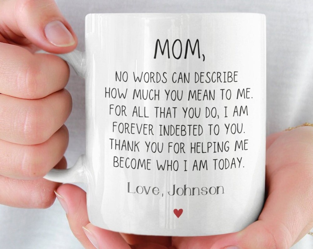 Personalized Mom Mug From Kids Mother's Day Mug Gift Custom Mom Coffee Mug Gift