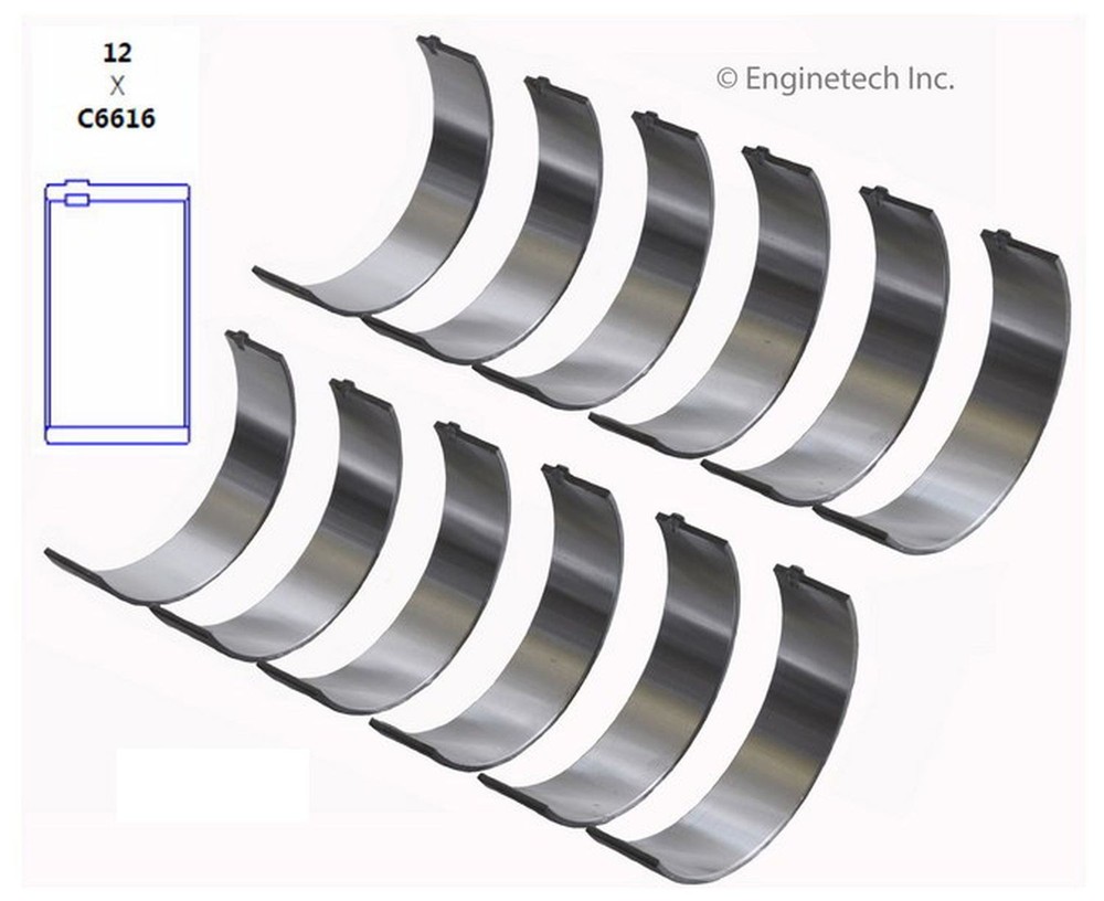 High-Performance Engine Connecting Rod Bearing Set BB605JSTD for Smooth Operation