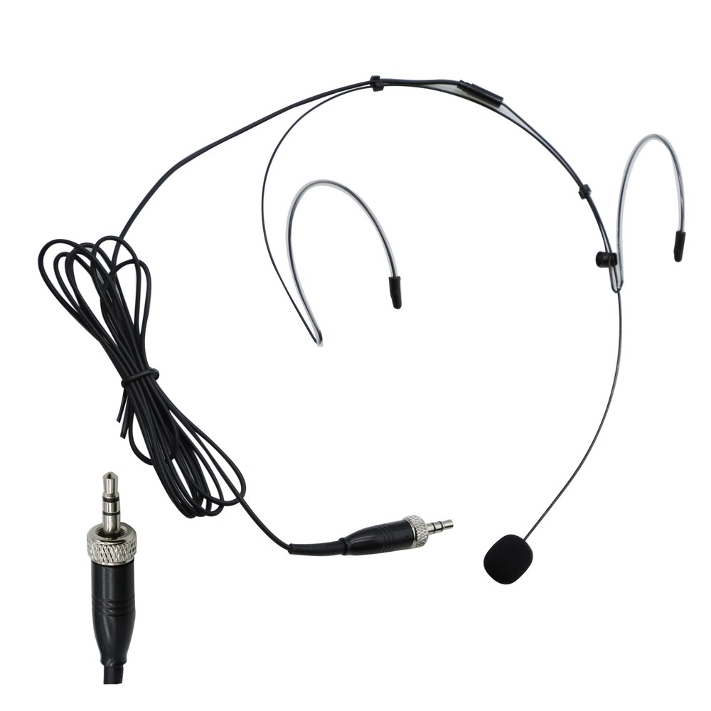 Wireless Headset Microphone for Sennheiser ew100 sk100 G2 G3 G4 in Black