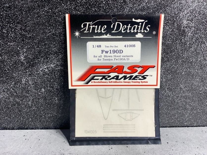 1/48 True Details - 41005 Fw190D Blown Hood Variants for Tamiya - Made in USA