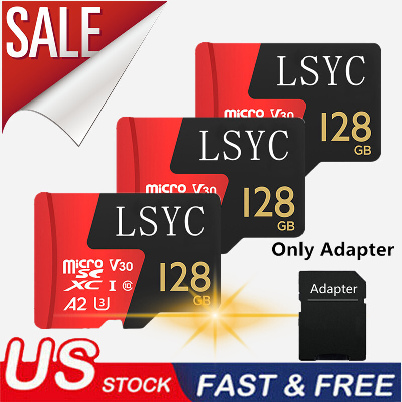 128GB Ultra Micro SDHC Memory SD Card TF Cards Memory Card Lot Fast Delivery