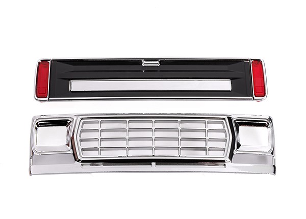 Traxxas 1/18 TRX-4MT Black Monster Truck with Grille Tailgate Panel 9819