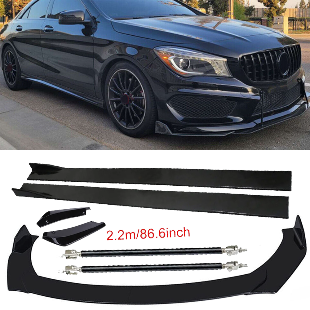 Front Rear Bumper Lip Splitter Spoiler87