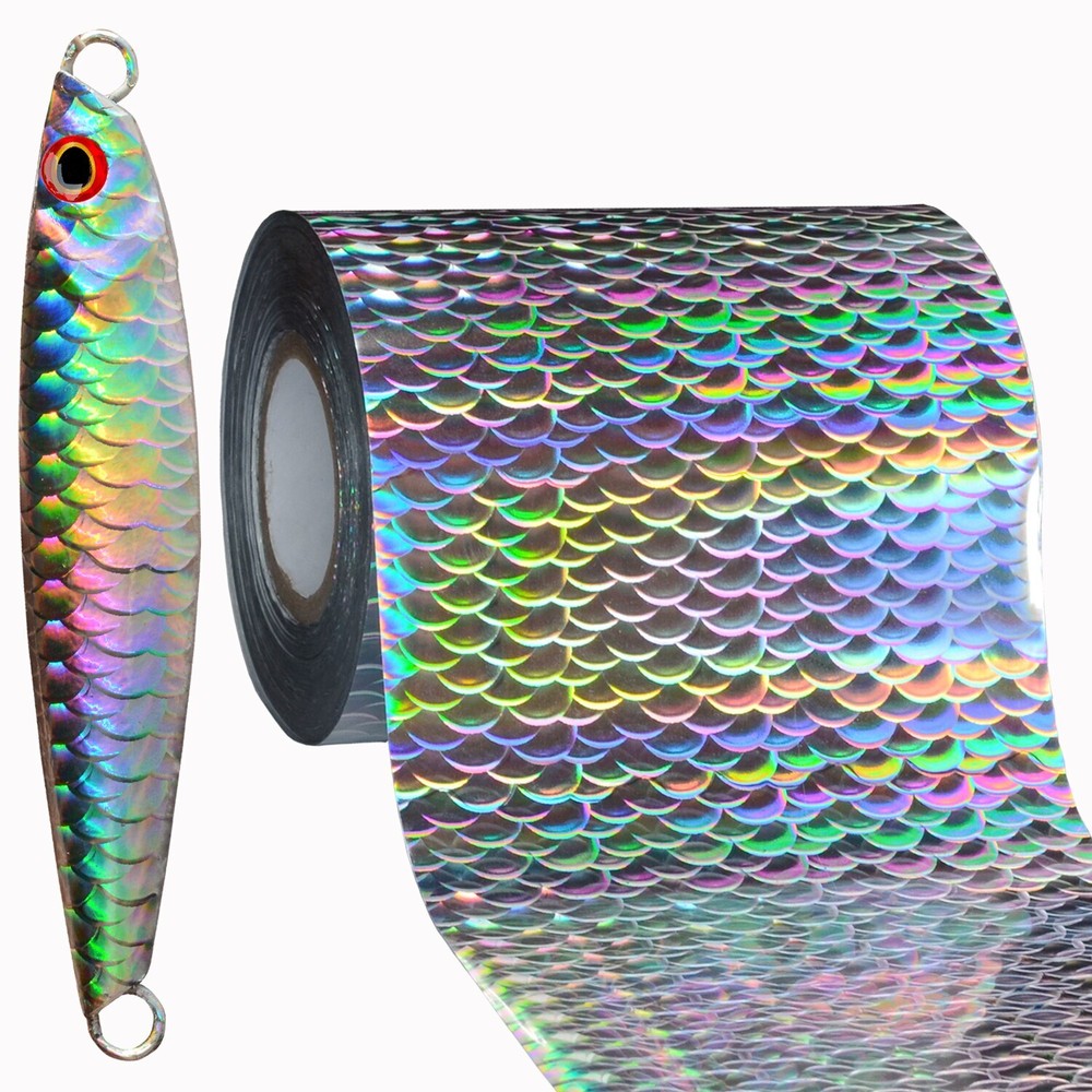 Free Shipping Colorful Hot Stamping Foil For Fishing Lure Jigs Bait Spoon Paper
