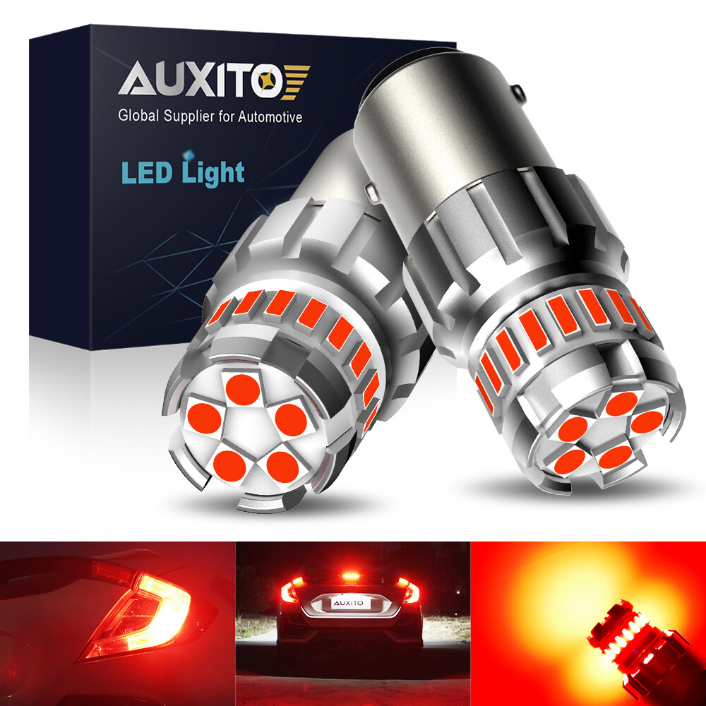 AUXITO Super Bright Red LED Brake Stop Tail Light Bulbs 1157 2057 7528 2-Pack