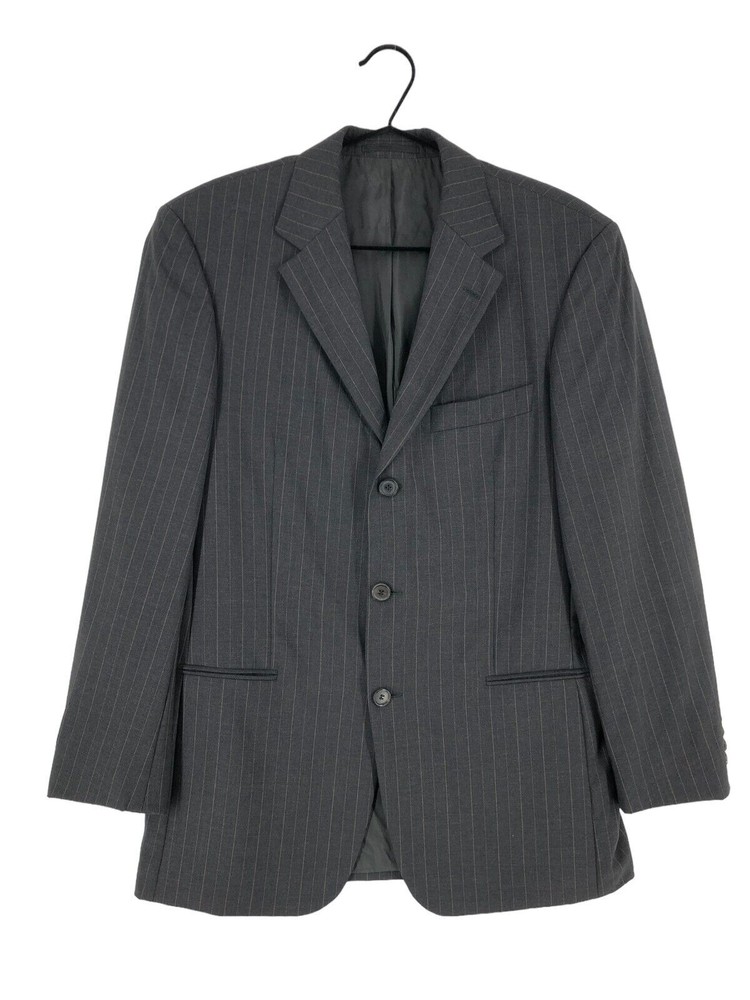 Vintage HUGO BOSS Blazer Jacket 100% Wool Men Size 48 - S
