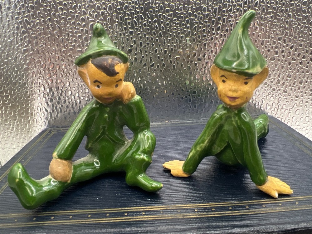 Vintage Irish St Patrick’s Day Pixie Leprechauns  Set of 2 (d) Please Read