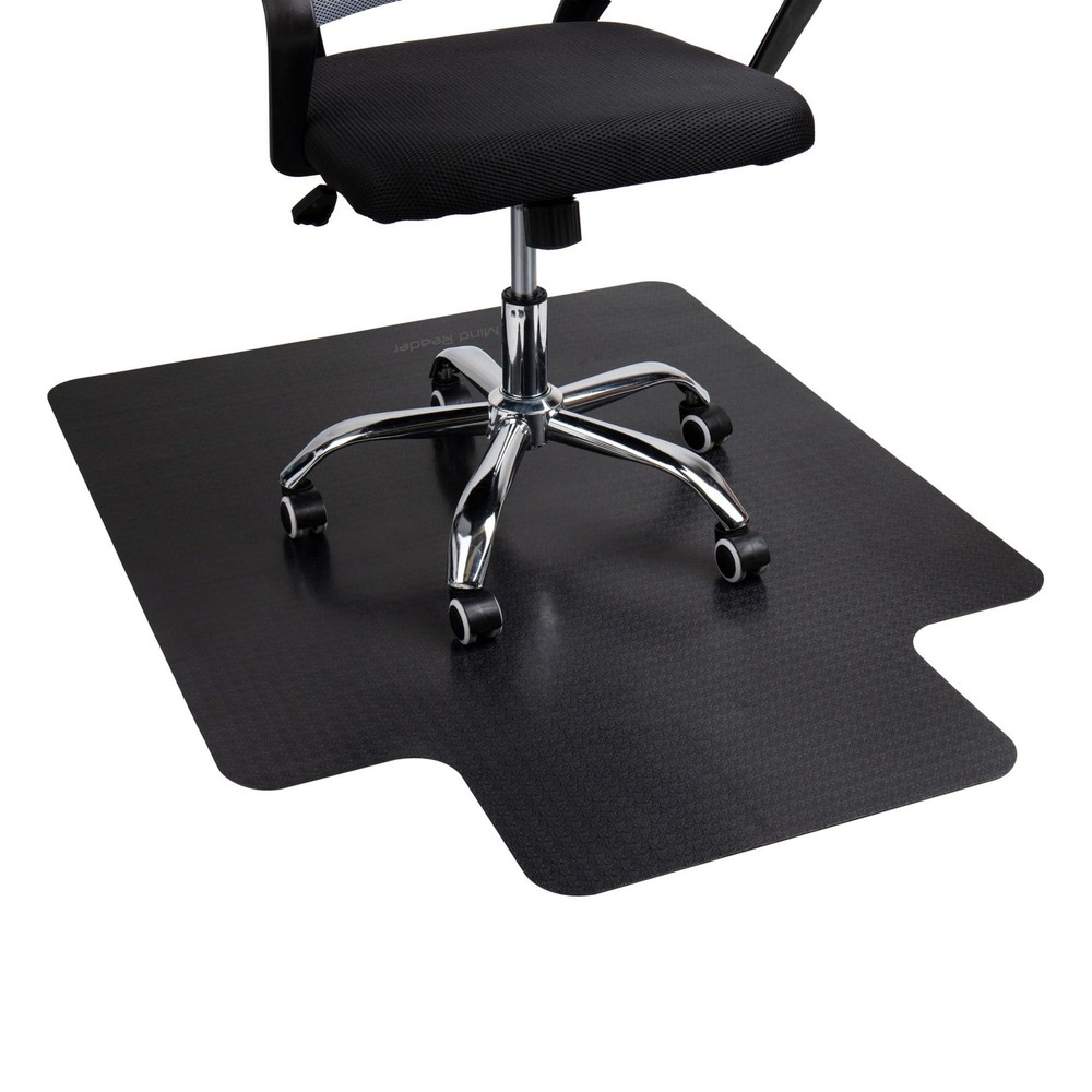 Hardwood Floor Office Chair Mat with Rolling Casters for Desk Protection