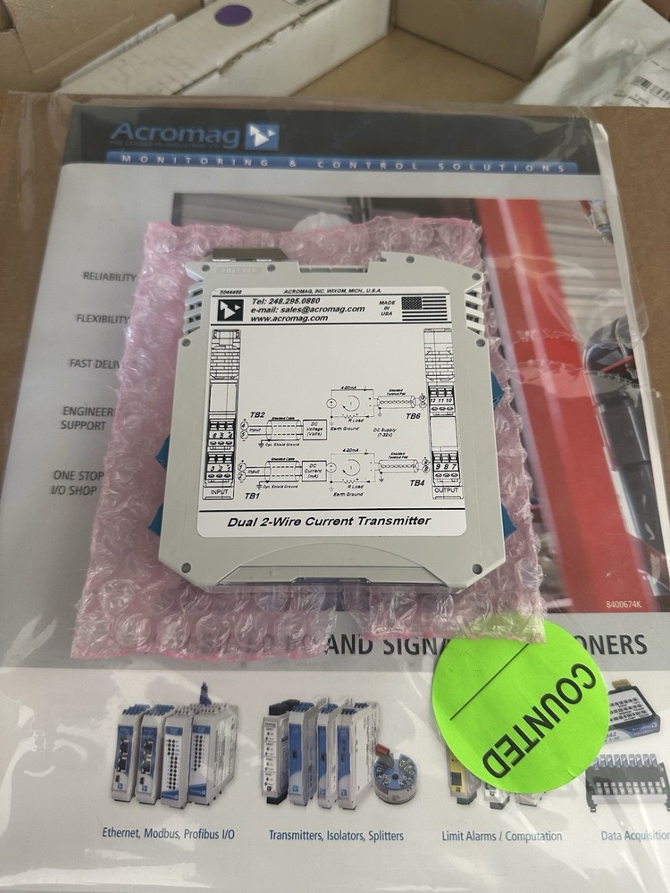 Acromag Signal Splitter - Dual 2 Wire Current Transmitter SP236-0600